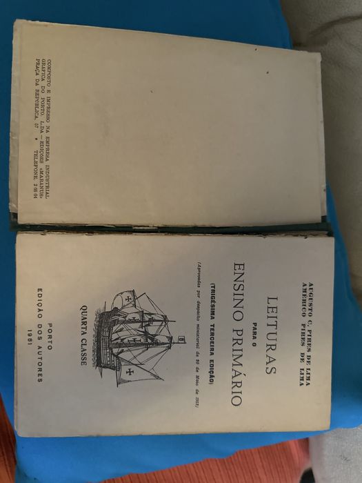 Livro Escolar Antigo “Leituras para o Ensino Primário” – Anos 50
