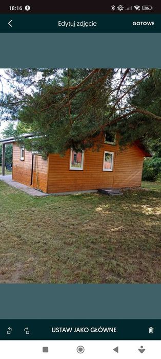 Domek letniskowy z działką 1050 m²– 350m od Jeziora Krasnego (możliwość całości z domkiem) - Widok 2
