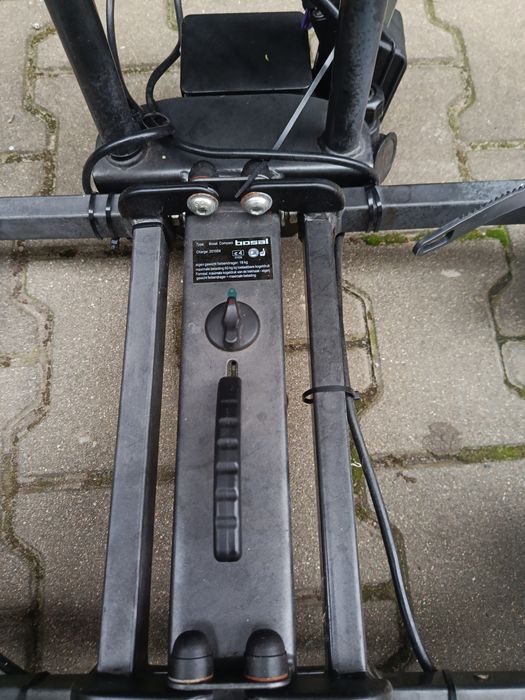 Bagażnik rowerowy BOSAL na hak 2 Rowery ELEKTRYCZNE 60kg rynna 143cm na koła