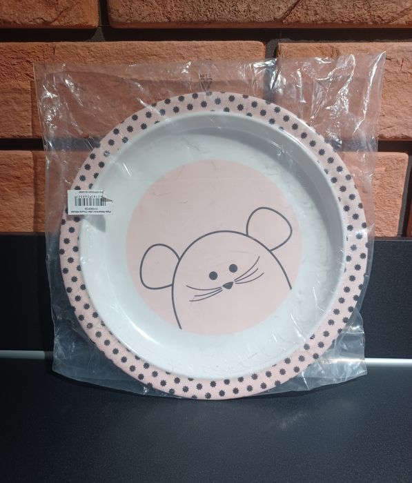 Talerzyk z melaminy Myszka Little Chum 21,5 cm