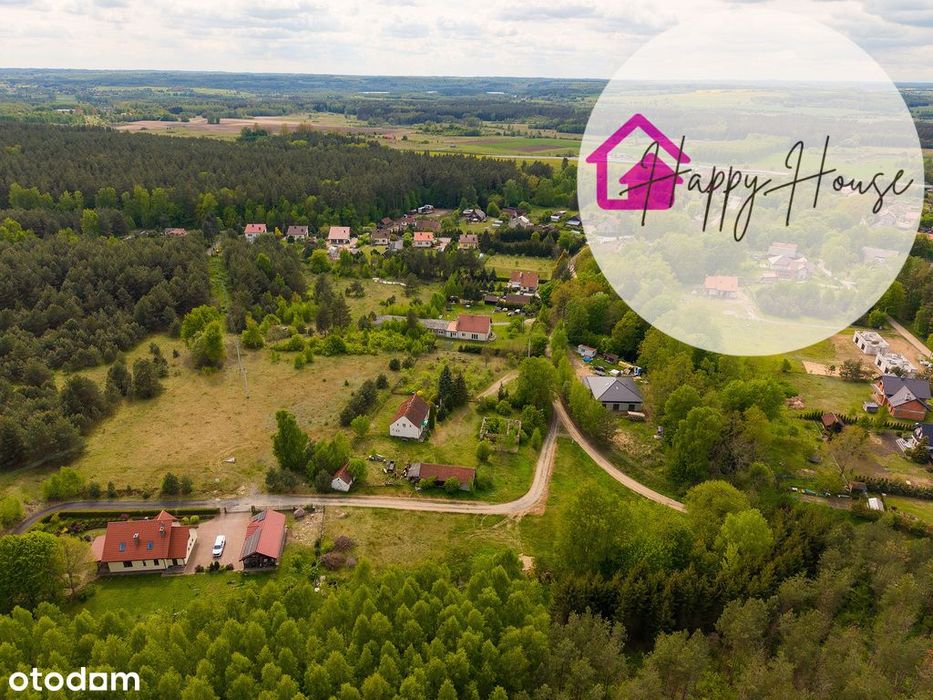 Działka w otoczeniu lasów, 858 m2, Barcikowo