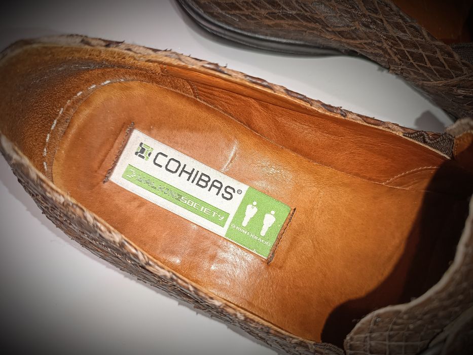 Sapatos Vintage Cohibas em Pele