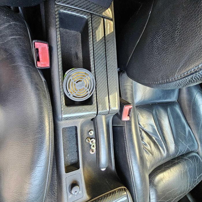 Dekory listwy drzwi deski tunelu konsoli Carbon Audi S6 C5 manual