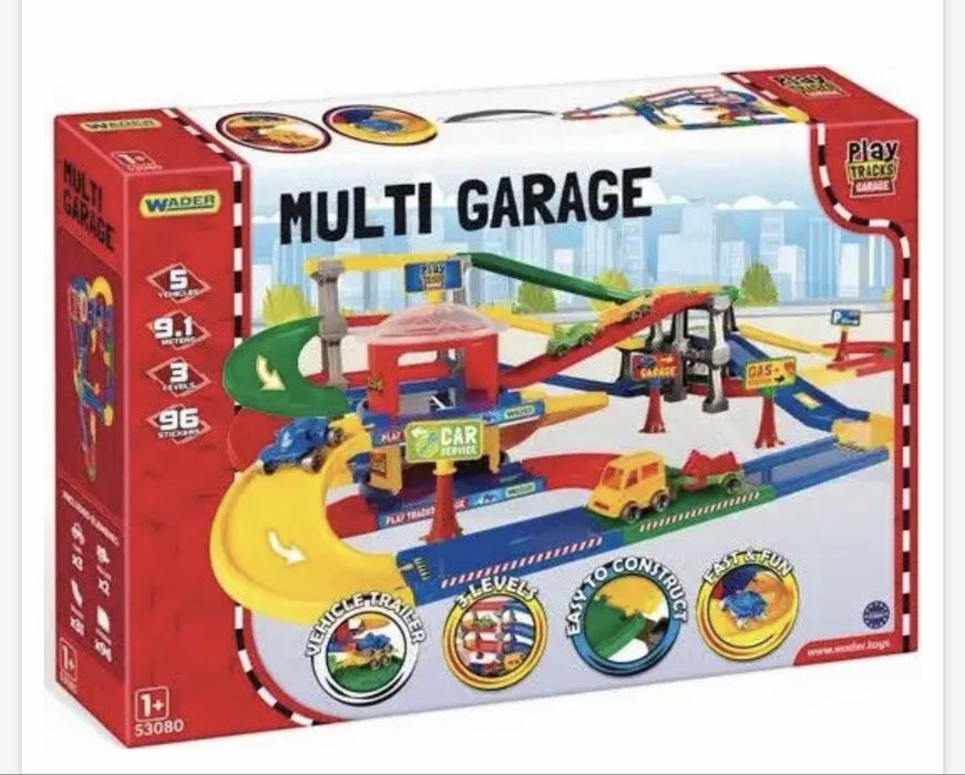 Трек для машин hot wheels Wader multi garage