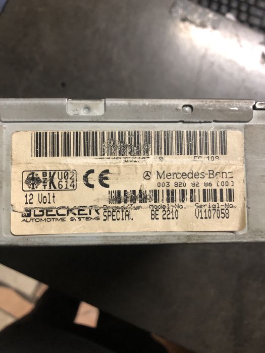 Radio Mercedes Becker Special, BE 2210