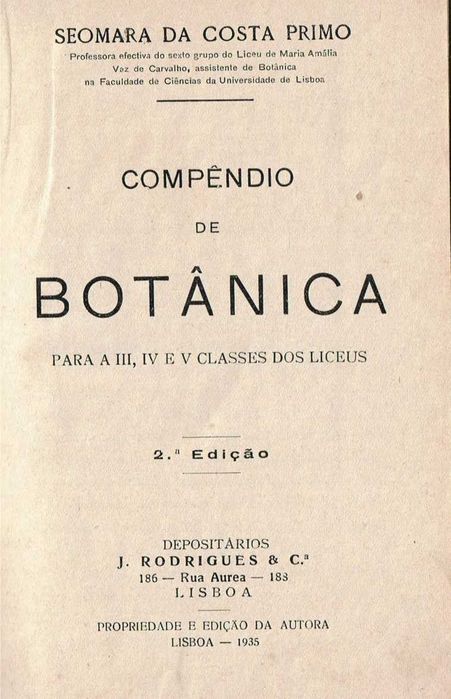 Compêndio de Botânica - 1935