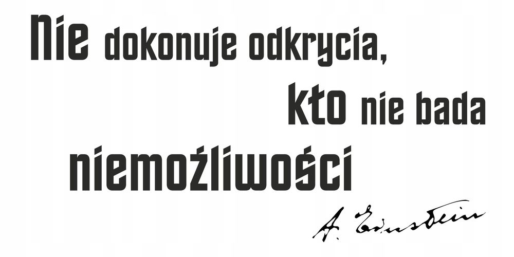 Naklejka ścienna cytat cytaty motto samoprzylepne