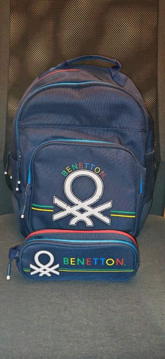 Mochila e estojo escolar Benetton