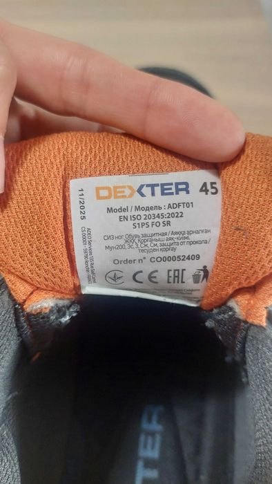 Botas biqueira de aço Dexter 45