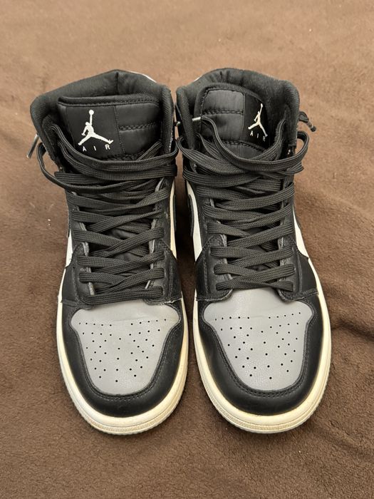 Nike jordan 1 серые высокие 44