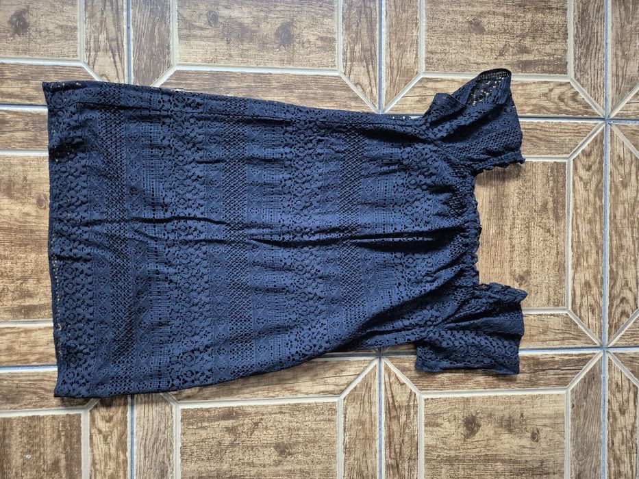 Sukienka czarna mini hiszpanka