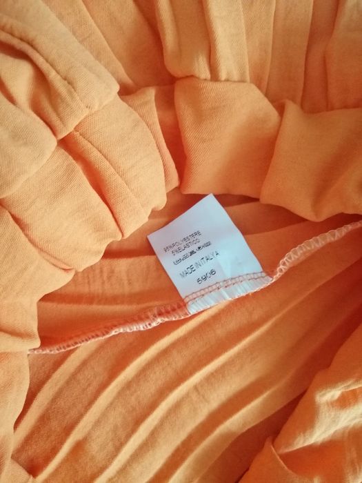 Spodnie szeroka nogawka pomarańczowe uni