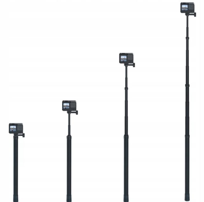Karbonowy Wysięgnik Selfie Stick 3m Do Kamer Sportowych GoPro HERO DJI