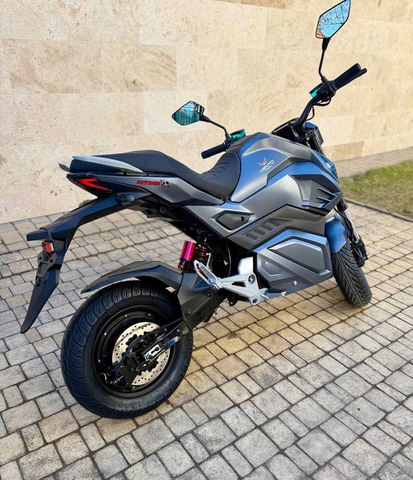 Електробайк Nitron 2800Wt Права не треба Электро мотоцикл 2800W Grey_c