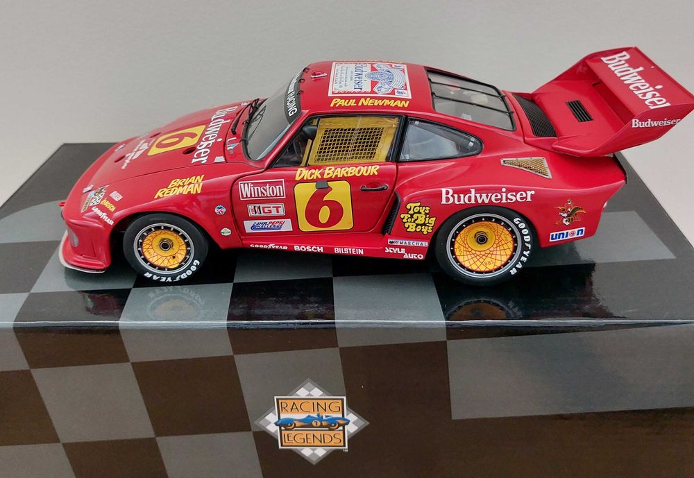 Miniatura Porsche 935 Turbo #6 Budweiser 1979 EXOTO 1:18 Póvoa De