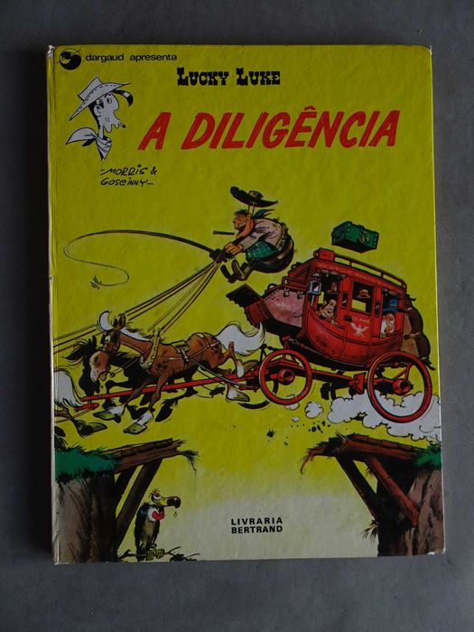 Livro Bertrand Lucky Luke - A Diligência (capa dura)