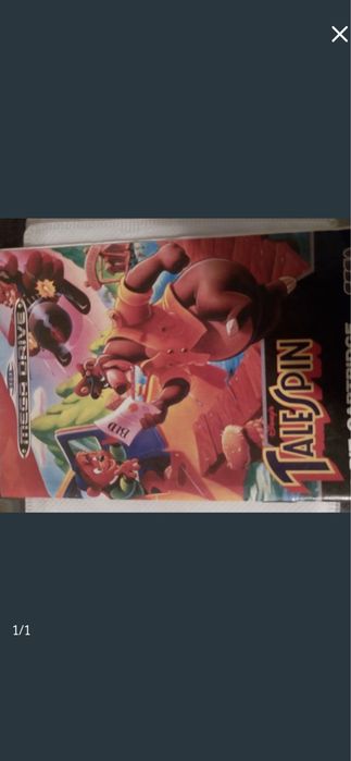 Manual jogo Mega Drive Talespin