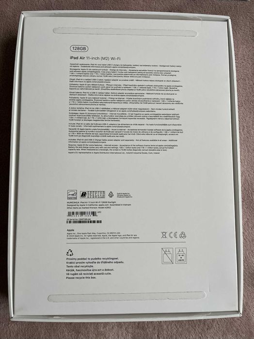 iPad Air 11' M2 + apple pencil usb c + etui