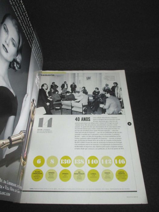 Livro Revista Expresso XL 1973/1982 Imagens que fizeram História