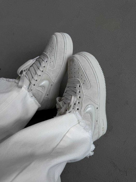 !ТОП! Nike Air Force 1 ‘07 Wolf Grey Suede | 36 37 38 39 40 41 42 43
