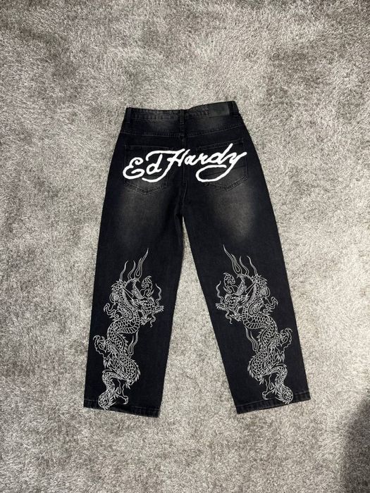 Джинсы Ed Hardy DRAGON BLACK