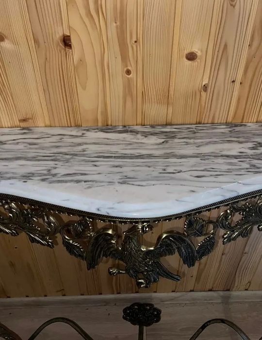 Комплект Дзеркало Зеркало Консоль Столик  Бронза Латунь Антикваріат