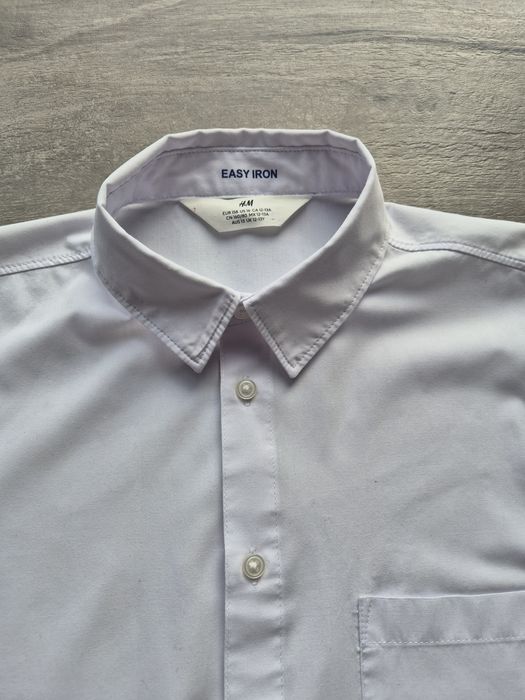 Biała koszula dla chłopca r 158