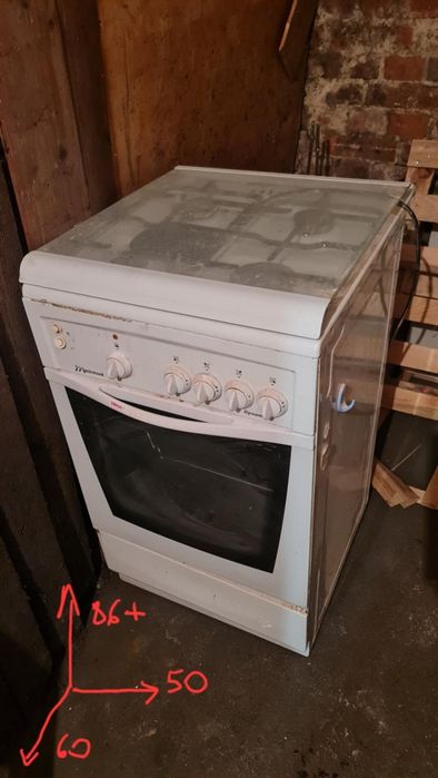 Kuchenka gazowa Mastercook ! Z piekarnikiem elektrycznym