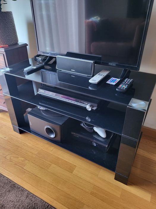 Móvel TV em vidro temperado