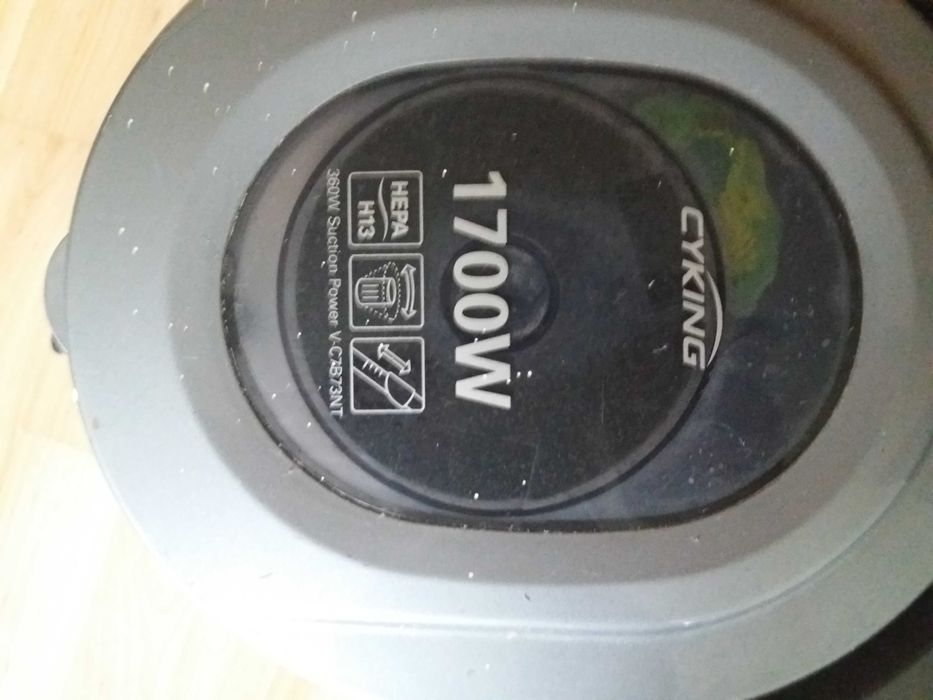 Пилесос Cyking 1700W с гепафильтром на запчастини