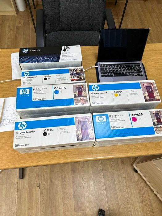 Картриджі для принтера HP 125А (85A) (СВ540А) Q3960^61^62^63 оригінал