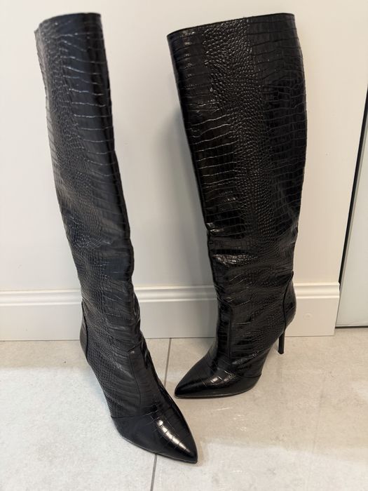 Женские кожаные сапоги