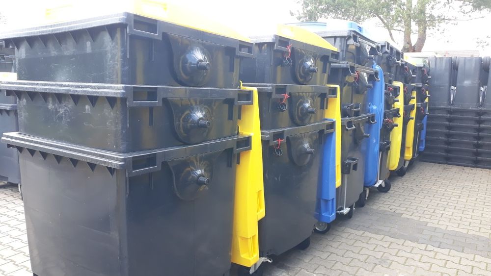 Kontener na śmieci pojemnik na odpady kosz duży 1100 litrów