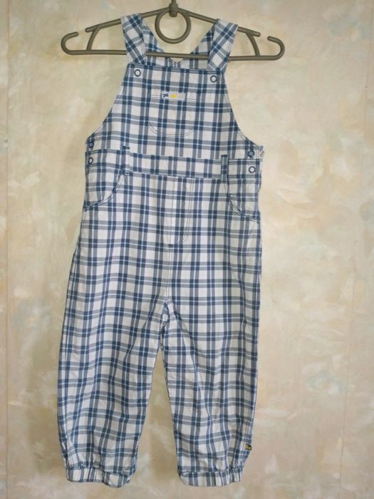 Штаны на бретельках летние