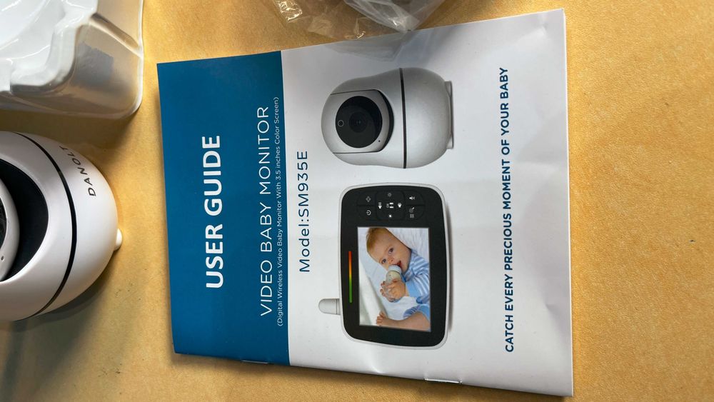 Elektroniczna niania z kamerą i uchwytem, 3,5 cala, 720p, Danolt spm6