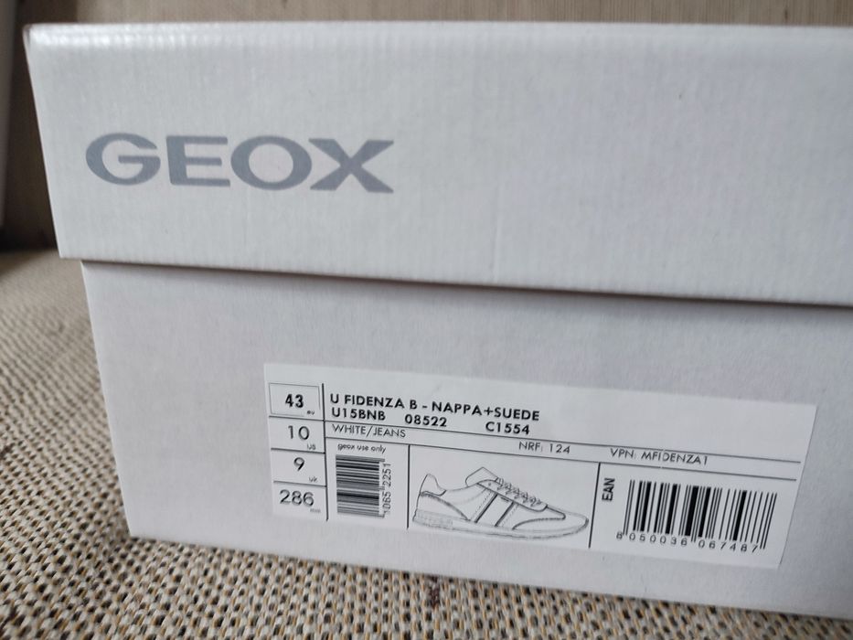 Buty Geox(jak Ecco) Respira 43 zamsz skóra