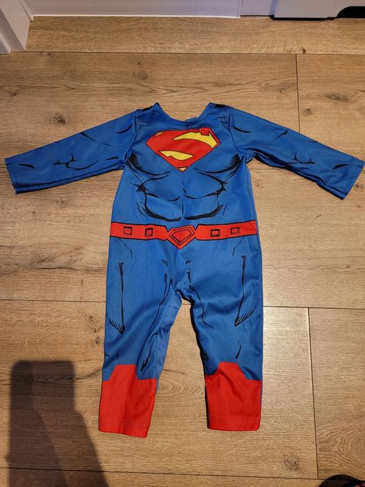 Strój karnawałowy, przebranie Superman r.86