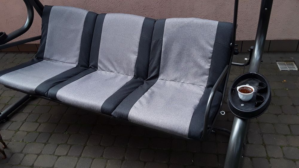 Pokrowce na poduszki do dużej ławki bujawki ogrodowej