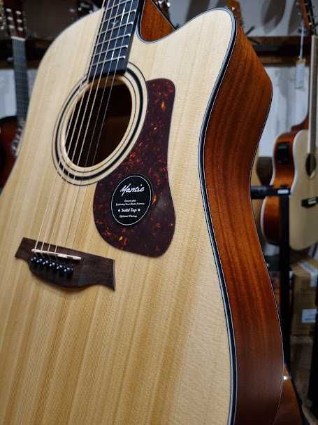 Mantic GT-10DCE NA gitara elektro-akustyczna GD10DCE solid top