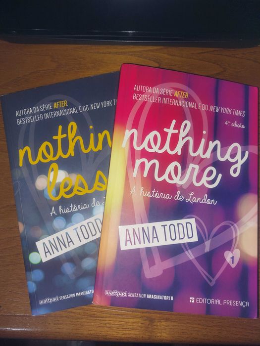 Livro "Nothing more" e "nothing less"