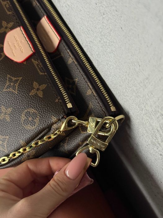 Женская сумка 3 в 1 Louis Vuitton Multi Pochette через плечо Луи Витон