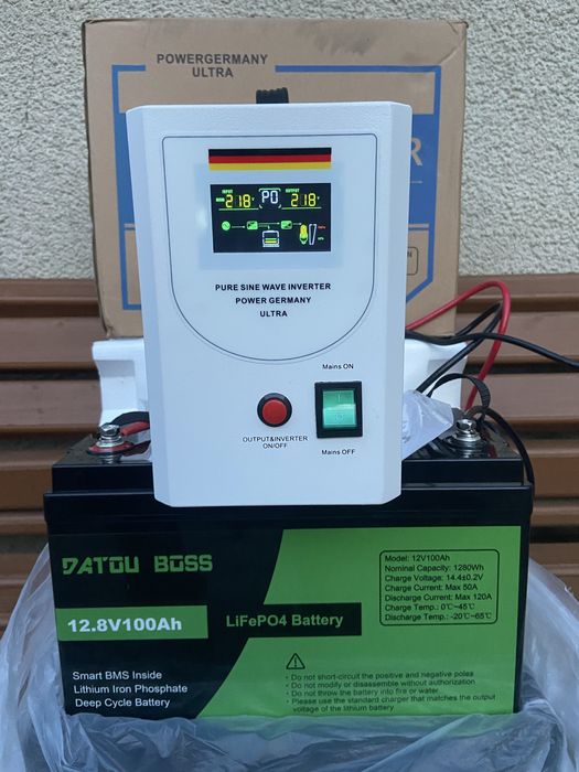 Інвертор ДБЖ 800/640 для котлів опалення.