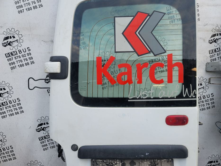 Дверка задня ліва Renault Master 2 біла з склом