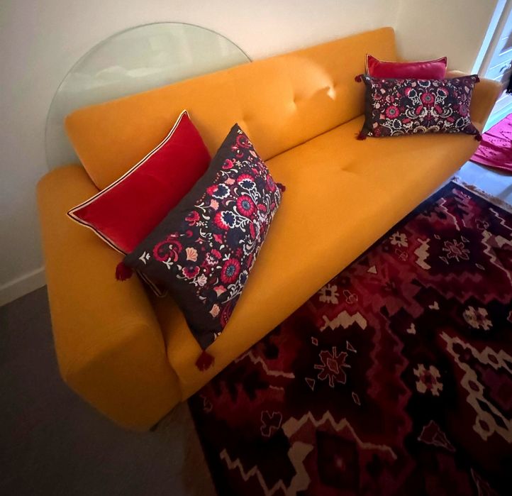 Sofá cama de 3 lugares novo