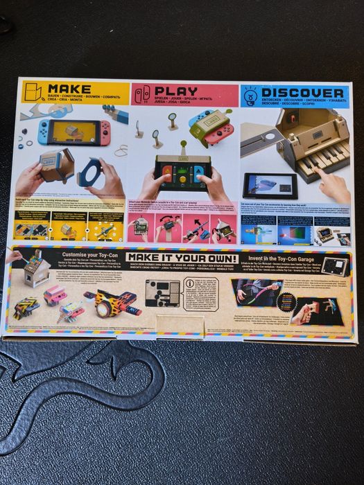 Jogo Nintendo Labo parcialmente usado