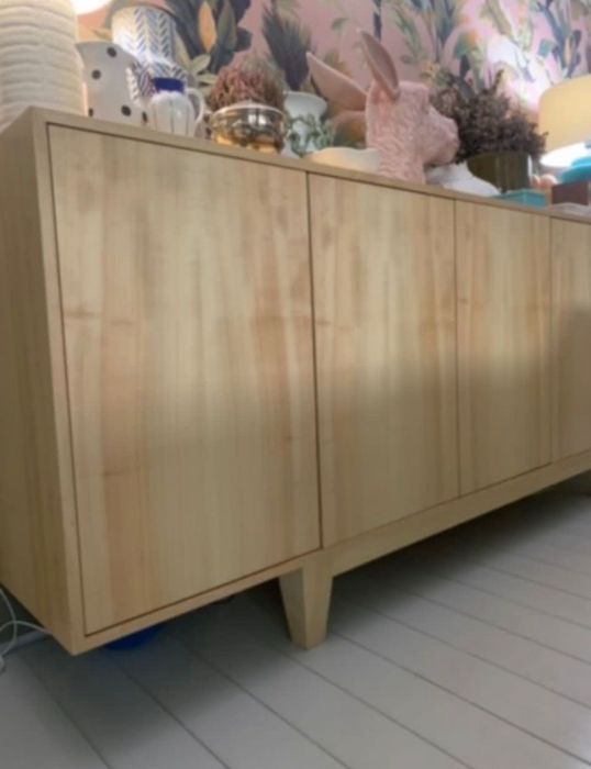 Aparador Madeira Carvalho Natural