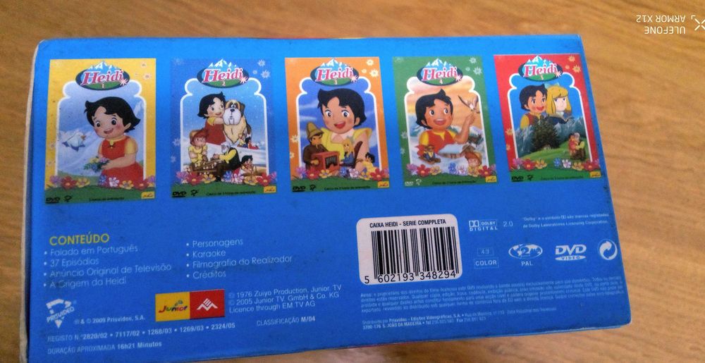 dvd HEIDI série completa