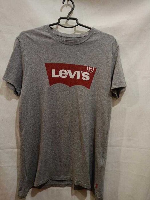 Футболка Levi's logo classic t-shirt color: серий, М