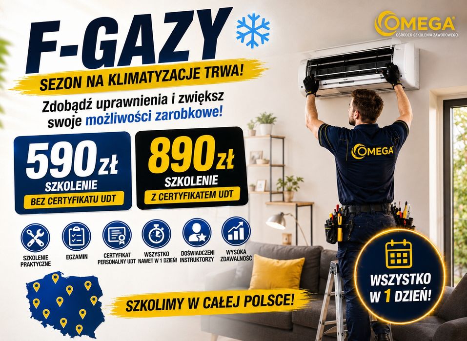 F - GAZY -  promocyjna cena 590zł