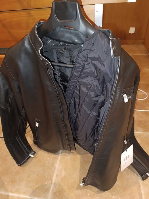 Casaco moto em pele Dainese Merak